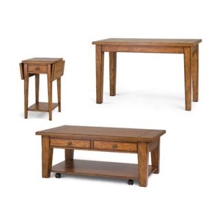 Magnussen Mackenzie Cocktail Table Set with Drop Leaf Accent Table