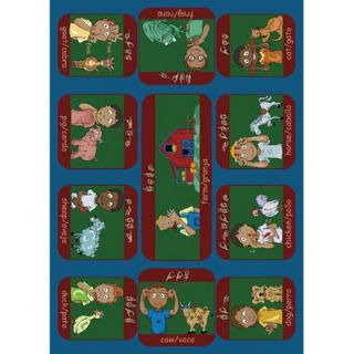 Learning Carpets Town and Country Play Kids Rug