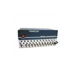 Comprehensive 1x10 Video/Stereo Audio Distribution Amplifier