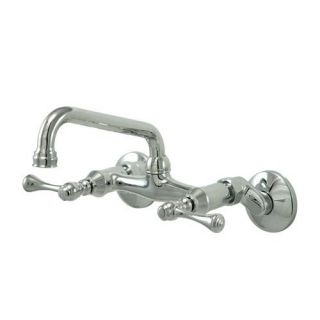 Elements of Design Tampa Wall Mounted Sink Faucet with Single Lever