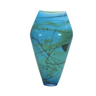 Dale Tiffany Mystic Jar Vase in Blue