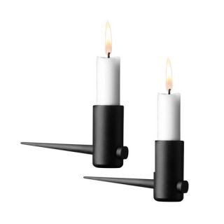 Pipe Horizontal Candle Holder (Set of 2)
