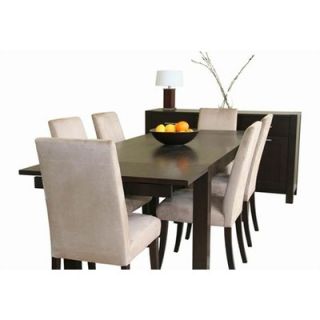 Hokku Designs Pristine 7 Piece Counter Height Dining Table Set in