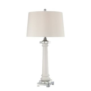 32.25 One Light Table Lamp in Painted Ceramic