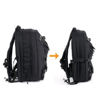 Naneu Sahara Expandable Backpack in Black