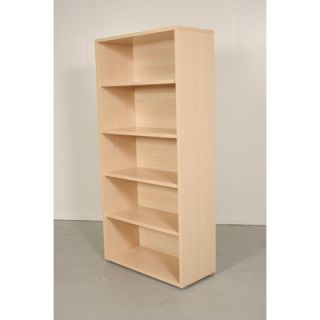 Tvilum Pierce Office Five Shelf Bookcase in Light Maple