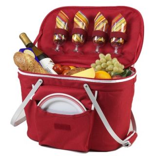 Picnic At Ascot Collapsible Insulated Picnic Basket in