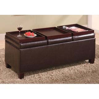 Wildon Home ® Haines Faux Leather Cocktail Ottoman