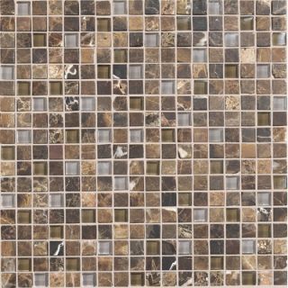 Daltile Stone Radiance 12 x 12 Mosaic Tile Blend in Wisteria