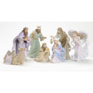 Roman, Inc. 6 Seven Piece Nativity Figurine Set