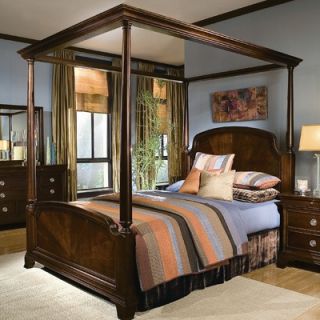 Southern Living Urban Heights Canopy Set In Chocolate Cherry   27794