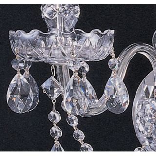 Crystorama Bohemian Crystal Candle Wall Sconce with Crystals   1142