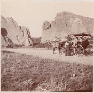 Early Colorado Scenic Railroad Trip 12 Photos C 1900