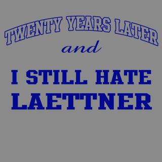 UK Kentucky Wildcats I Hate Laettner Funny T Shirt Tee New