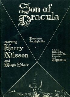 HARRY NILSSON RINGO STARR songbook SON OF DRACULA book FREE SHIPPING