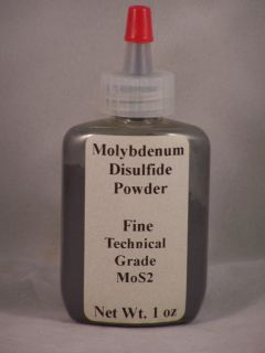 MoS2 Molybdenum Disulfide TECHNICAL GRADE FINE powder Moly lubricant