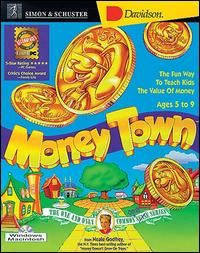 Money Town PC MAC CD kids learn how to buy, dollar bill coins change