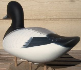  Bodt Drake Bluebill Wood Duck Decoy Signed Dated Havre de Grace