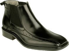 Mens Boots Stacy Adams Black Size 8 5 New