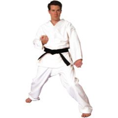 Hayashi Heavy Weight Karate Uniform Traditional MMA Gi Black Red Blue