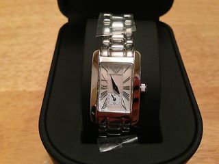  New With Tags Emporio Armani Classic Mother of Pearl Dial Watch AR0171