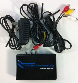HDMI to AV Video Converter HDMI to Composite Video or s Video