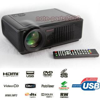  Lamp LCD Projector HDMI Digital Video Home Theatre Projector