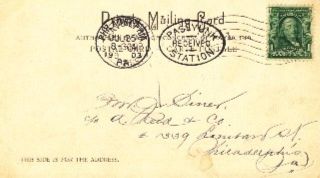 1903 HAVERHILL, MA Whittiers Birthplace Postcard