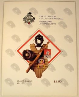 Ottawa Lynx Montreal Expos 1993 Baseball Program Todd Haney