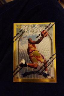 1996 97 KOBE BRYANT TOPPS FINEST #269 HEIRS GOLD ROOKIE WITH PEEL