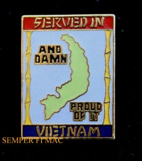 veteran served in vietnam pin us army navy marines usaf