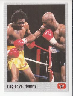 Marvin Hagler vs Thomas Hearns 1985 Boxing Boxer 1991 AW Sports Inc