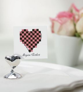  Reception Accessories Swish Heart Place Table Card Holders