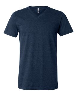 Canvas 3005 Delancey Short Sleeve V Neck T Shirt in 7 Colors Sizes XS