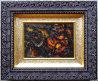 Heinie Hartwig Framed RARE American Abstract Oil Painting 1 No Reserve
