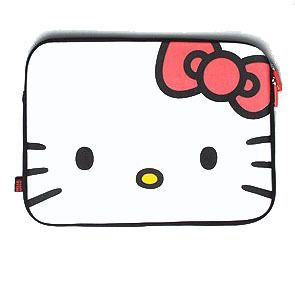 Hello Kitty Classic White Head Laptop MacBook Pro Notebook Case Bag
