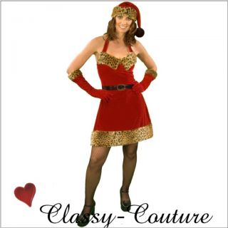  Size Mrs Santa Claus Christmas Helper Elf Costume Sz 14 16 18