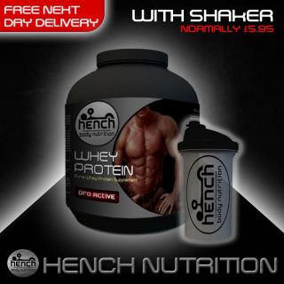 5lb 2 25kg Hench Nutrition Whey Protein Muscle Powder Shake Drink All