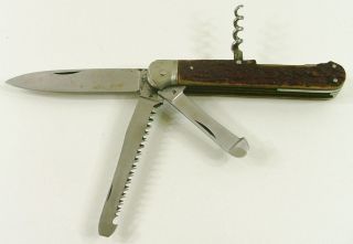 Henckels Stag Folding Utility Pocket Knife Soligen
