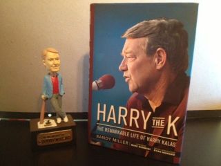 2012 HARRY KALAS TALKING BOBBLE HEAD LIMITED TO 3000 AND HARRY THE K