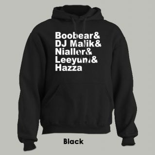  Names Hoodie I Love 1D Zayn Niall Liam Louis Harry All Sizes