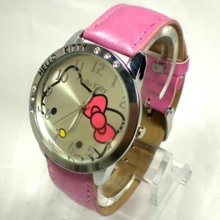 Cute Hello Kitty Watch Lovely Big Dial watches Ladies Quartz