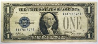 1928 $1 Silver Certificate Paper Money Decent Bill