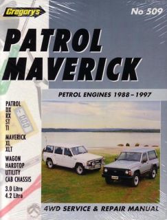 New Gregorys Repair Manual Nissan Patrol GQ Maverick Da