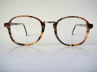 Henry Logan Panto Eyeglasses Spectacles Frames Mens Vintage Tortoise