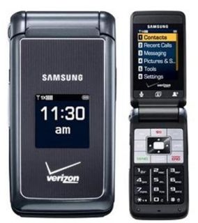 New Verizon Samsung U 320 Haven Flip Cell Phone with Voice Recognition