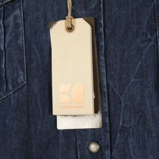MC 112 HUGO BOSS Dark Blue Denim Long Sleeved Cotton Shirt Size XL