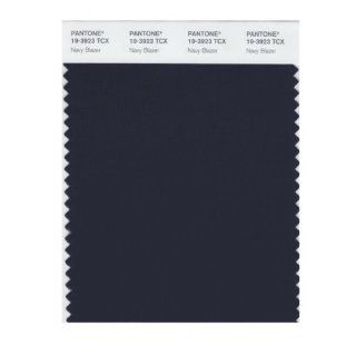 Pantone 19 3923 TCX Smart Color Swatch Card, Navy Blazer   