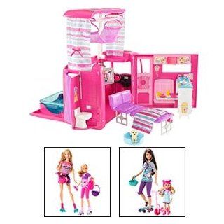 Barbie Camper Mega Set Includes 4 Dolls (896981) Toys