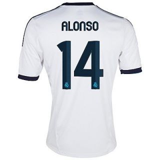   Adidas Alonso #14 Real Madrid Home Jersey 2012 13 YOUTH: Clothing